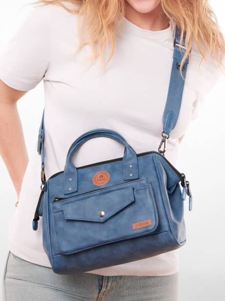 Cross Body Tas Crossbody M Cabaia Blauw crossbody M ander zicht 1